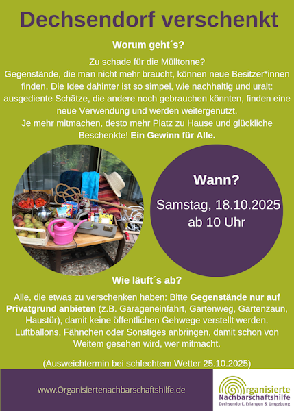 Dechsendorf verschenkt